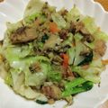 55才のおじさん's cooksnap of when they made 【話題入り】サバ缶とキャベツの炒め.