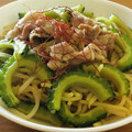 mana634's cooksnap of when they made ゴーヤと豚肉の塩焼きそば.