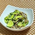 ふんにゃん's cooksnap of when they made ハモ皮とキュウリの酢の物♪.