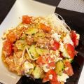 ＊ライマロ＊'s cooksnap of when they made くずし豆腐とツナのぶっかけ素麺.