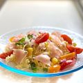 かっちゃん杉's cooksnap of when they made 生ハム・トマト・コーンのマカロニサラダ♪.