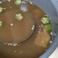 yko32o's cooksnap of when they made 家事ヤロウ「サバ缶あら汁」.