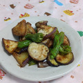 赤い電話's cooksnap of when they made 焼肉のタレでなすとししとう炒め.