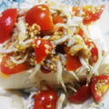 ちーゆづアーちゃん☆'s cooksnap of when they made 簡単おつまみ☆トマトとしらす干しの冷奴.