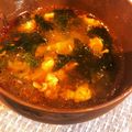 ふぁんた33's cooksnap of when they made まかない～ピリ辛わか玉春雨スープ～.