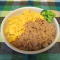 龍青空ママ's cooksnap of when they made レンジde簡単☘️我が家のツナたま丼.