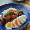 ｸﾏﾘｴ's cooksnap of when they made なすたっぷりトマトオクラnoドライカレー.