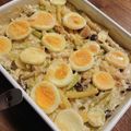 ハチワレねこ's cooksnap of when they made アスパラとゆで卵のミルクグラタン.