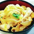 まみお✳'s cooksnap of when they made 簡単クッキング！鶏ささ身で親子丼♬.