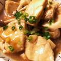 たあくき's cooksnap of when they made 鶏むね肉と厚揚げの和風あんかけ.