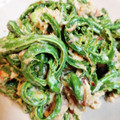 バキ子's cooksnap of when they made こごみの和風ツナマヨ和え.
