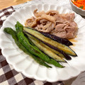 ⁂山暮らしわんこ⁂'s cooksnap of when they made 万願寺唐辛子と茄子の揚げ浸し.