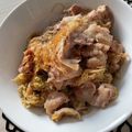 megurinsas's cooksnap of when they made 酸菜猪肉炖粉条(酢白菜の豚肉春雨煮込み）.