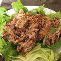 ダンボ★'s cooksnap of when they made 豚こまのハニーマスタード焼き.