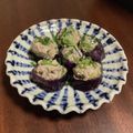 四児のハハ's cooksnap of when they made 電子レンジで加熱6分★ナスシューマイ.