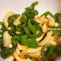 クックDJ8SC6☆'s cooksnap of when they made ちくわとピーマンのめんつゆ炒め.