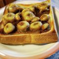 ダッフィーニーうに's cooksnap of when they made バナナと珈琲バターの冷凍作りおきトースト.