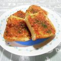 ＠迷子＠'s cooksnap of when they made ☆ふりかけｄｅ明太子フランス風トースト.
