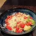 モカみるく's cooksnap of when they made ポン酢で簡単☆トマトと大葉の冷製パスタ.