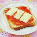 ふうはっちゃん's cooksnap of when they made 簡単！ケチャチートースト.