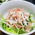リンとリオのママ's cooksnap of when they made きゅうりとカニカマ冷奴.
