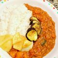 hiromi_ja's cooksnap of when they made トマトでサッパリ☆簡単ひき肉夏野菜カレー.