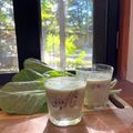 ⁂山暮らしわんこ⁂'s cooksnap of when they made ケール入りバナナスムージー♪【豆乳使用】.