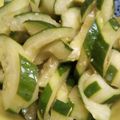 ささささ＆＊'s cooksnap of when they made 簡単！育ち過ぎ胡瓜の浅漬け.わさび風味.