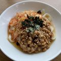 お塩と砂糖's cooksnap of when they made 納豆キムチ　ぶっかけうどん.