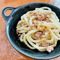 CZKO's cooksnap of when they made みょうがの焼きうどん.
