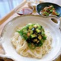 とまぷり★'s cooksnap of when they made さっぱり山形だしのぶかっかけそうめん.