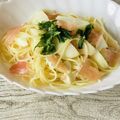 さくらん餅's cooksnap of when they made 桃とモッツァレラと生ハムの冷製パスタ.
