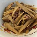 megland's cooksnap of when they made 牛肉とごぼうの時雨煮.