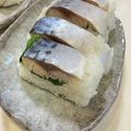 じゅりとめい's cooksnap of when they made ラップで楽々★鯖の押し寿司.