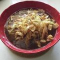 おはなすき's cooksnap of when they made キャベツのコチュマヨ和えで中華そば.