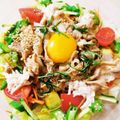 干芋くん's cooksnap of when they made ヘルシー＆がっつりな焼き肉サラダうどん.
