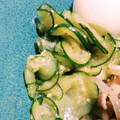 ■茉莉■'s cooksnap of when they made きゅうりのすだちごま和え.