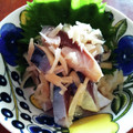 あん猫's cooksnap of when they made 超簡単な酒の肴！しめ鯖とガリの和え物♪.