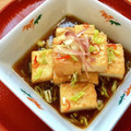 お料理ニャロメ's cooksnap of when they made 厚揚げの南蛮漬け【簡単・ヘルシー】.