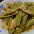 きのっぴぃ２号's cooksnap of when they made インゲンと油揚げの煮物.