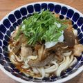 ＊＊まゆゆ＊＊'s cooksnap of when they made ナスと豚バラ肉の冷やしぶっかけうどん☆.