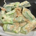 ベルちゃんパンケーキ's cooksnap of when they made オクラのマヨポン和え.
