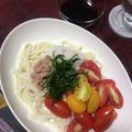 haconiwa's cooksnap of when they made ツナおろしのだし醤油冷やしうどん.