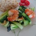 melmarilyn's cooksnap of when they made チンゲン菜と海老のオイスター炒め.