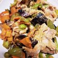 食べるって大事！'s cooksnap of when they made なすと豚バラの照り焼き丼.