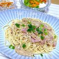 YUH♡ママ's cooksnap of when they made ✿ツナとえのきのバタポンぱすた✿.