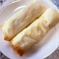 レモネココ's cooksnap of when they made 桃のデザート春巻き.