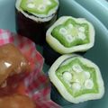 ♡AKRMM♡'s cooksnap of when they made お弁当に♪ぐるぐるチーズオクラ巻き.