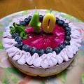 ころ猫～'s cooksnap of when they made ブルーベリー♪レアチーズムースケーキ♪.