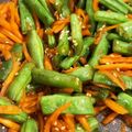 OyamaTodo's cooksnap of when they made いんげんとにんじんのきんぴら.